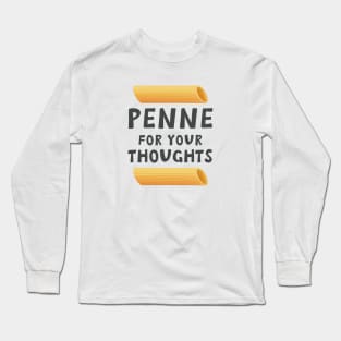 Funny Pasta Food Pun Long Sleeve T-Shirt